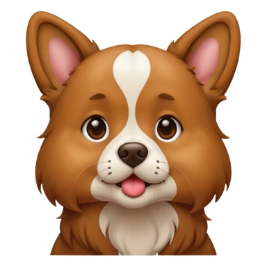 Dog blowing kiss sticker
