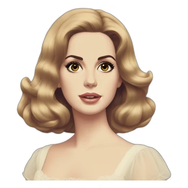 Lana del rey vintage sticker