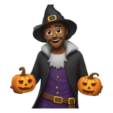 Halloween happy happy sticker