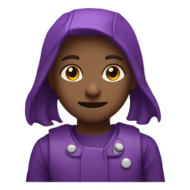 cards with text purple colors sticker