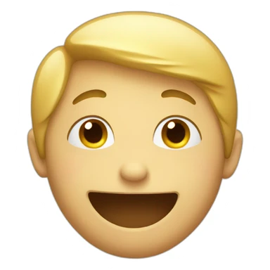 shy emoji with side smile sticker