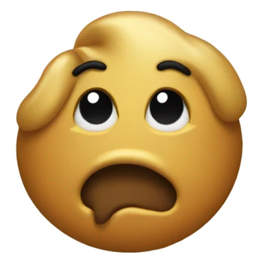 golden poop emoji sticker