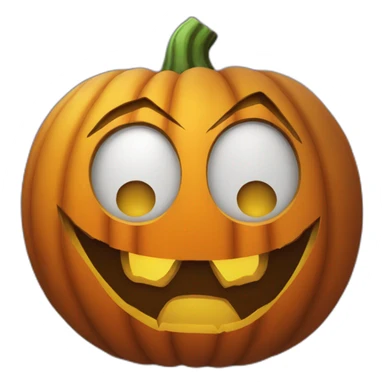 halloween pumkin sticker