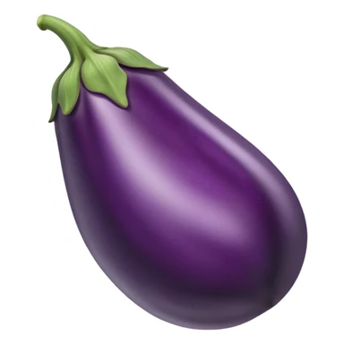 A big juicy eggplant sticker
