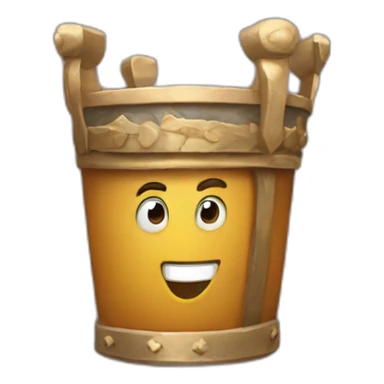 Portador de trono sticker