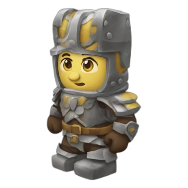 Roi d'échec cassé sticker