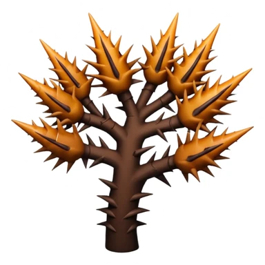 snaking bunch of thorns sticker