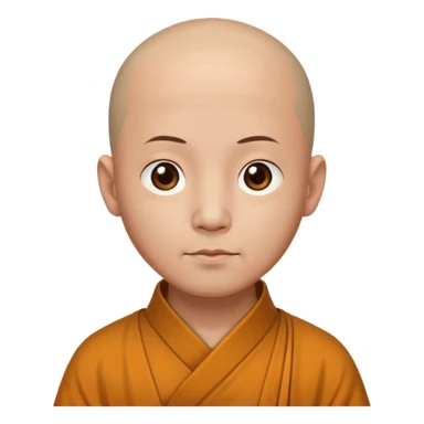 Chinese monk sticker