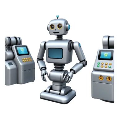 smartfactory with robot sticker