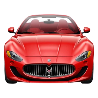 Maserati sports car sticker