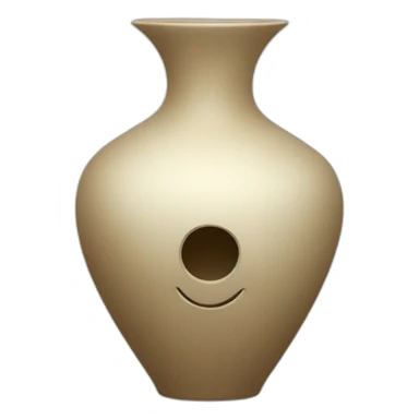 Vase with hole  sticker