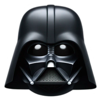 White Darth Vader sticker