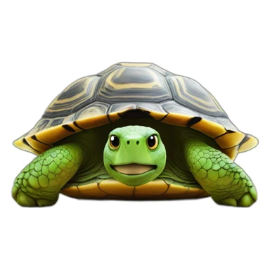 Une outre sur une tortue sticker