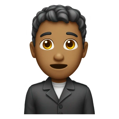 A person shaking their head no sticker