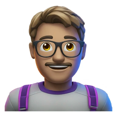 200 IQ in neon letters and numbers sticker