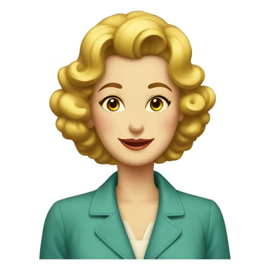 Vintage atomic family woman  sticker