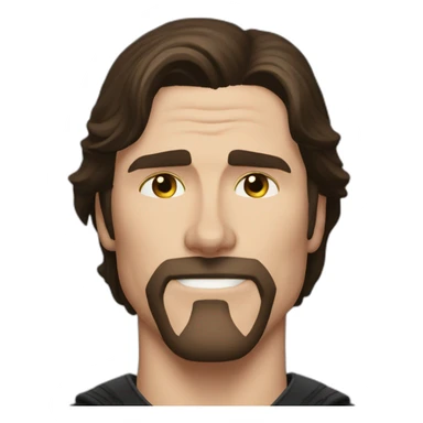 batman christian bale sticker