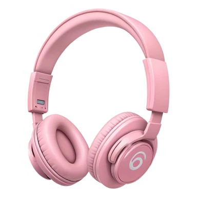 Light pink headphones sticker