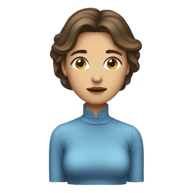 une femme qui pleure des coeur sticker
