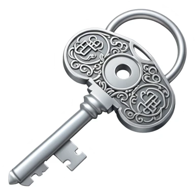 key symbolizing access or security in logistics sticker