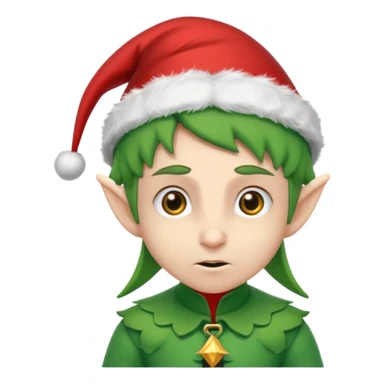create christmas elve emoji who is fighting against financial crime sticker