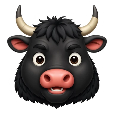 Ferdinand (black) from the Ferdinand disney movie sticker