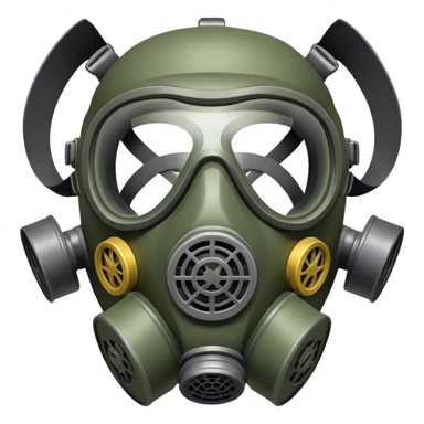 gas mask sticker