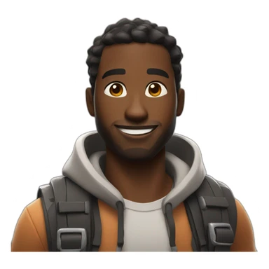 fortnite black guy sticker