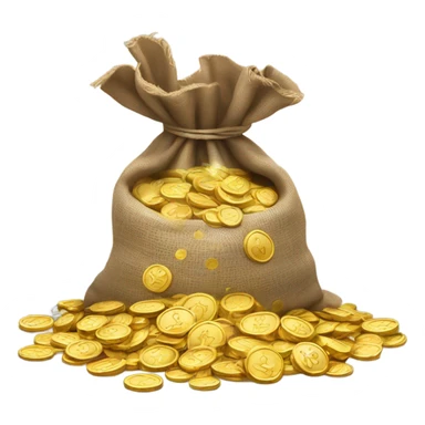 sack of coins sticker