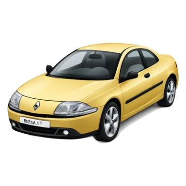 One Renault Laguna Coupe sticker