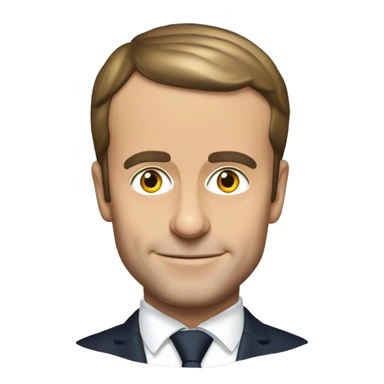 Emmanuel Macron , président de la république sticker