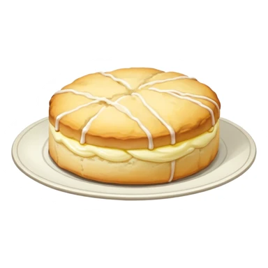 Lemon scone sticker