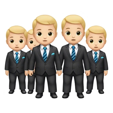 Make an emoji of an annual baby boy conference sticker