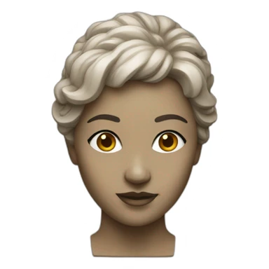 woman statue sticker