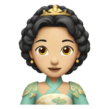 Asian Princess sticker