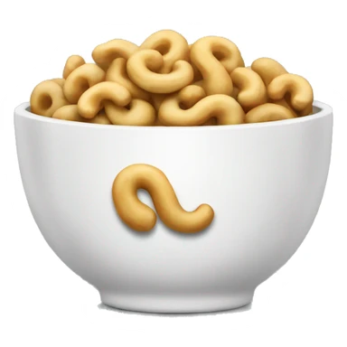 a bowl of casheew sticker