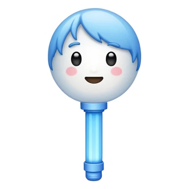 Emoji que represente la burbuja del lightstick del grupo de kpop Straykids  sticker
