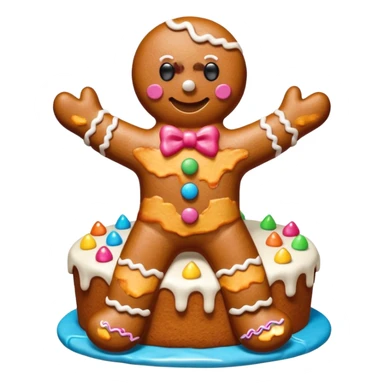 How to make a Giant Gingerbread Man Cake Recipe  sticker