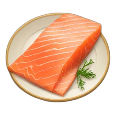 smoked salmon sticker