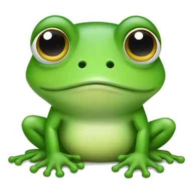 Cute little frog sticker