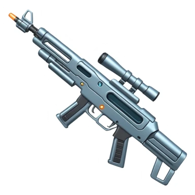 high tech space rifle sticker