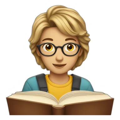 Book lover sticker