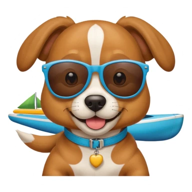 animal de vacances sticker
