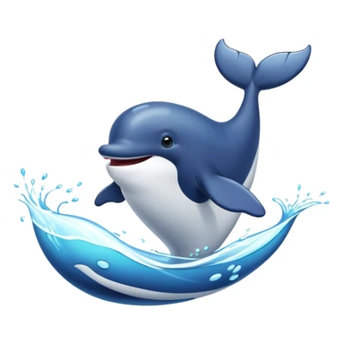 Whale break dancing  sticker