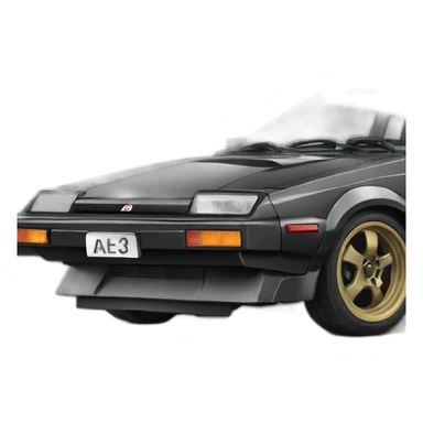 AE86 trueno sticker