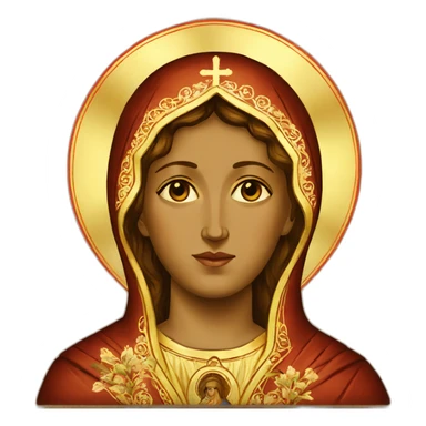 Orthodox Icon Theotokos sticker