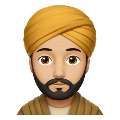 The turbaned philosopher sticker