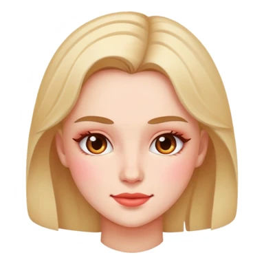 woman blushing sticker