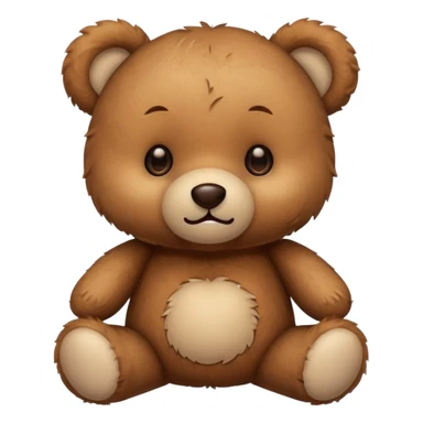 A cute Kawaii teddy bear sticker