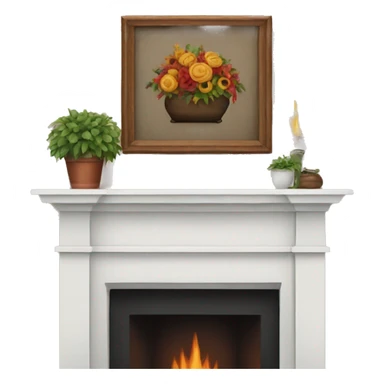 fireplace mantle sticker